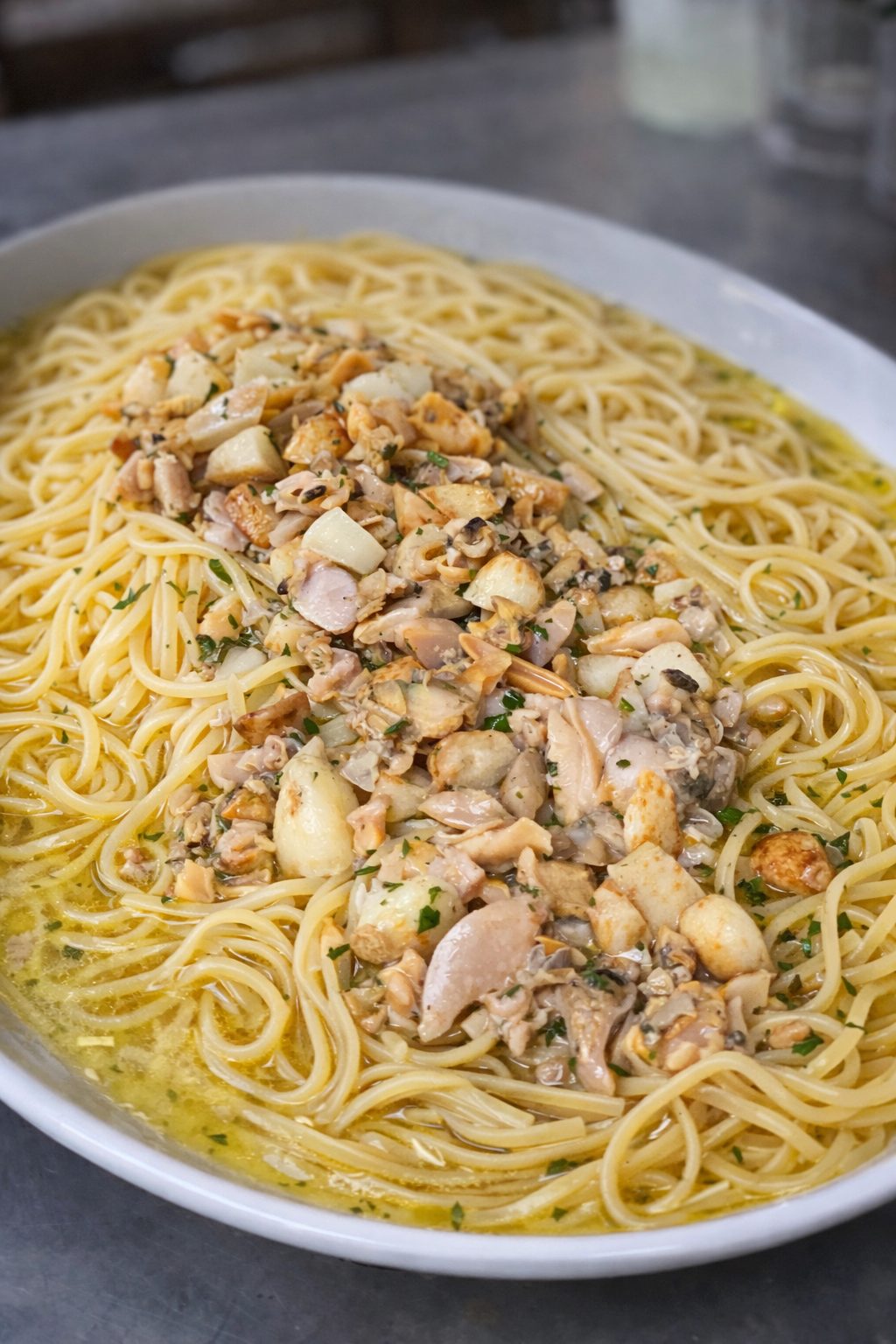 Linguine with clams